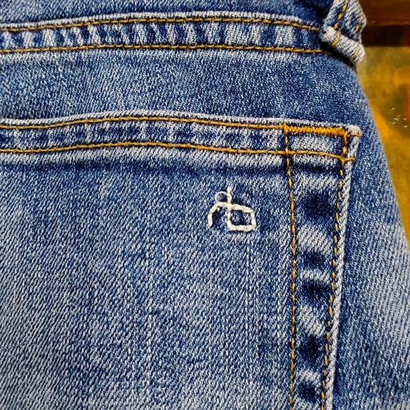 DENIM RAG & BONE TOMBOY  JEANS SIZE 24 INSEAM 28 - Picture 6 of 10